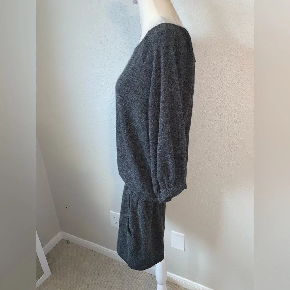 Amanda Uprichard Gray Amaya Dress with Pockets Size Small
